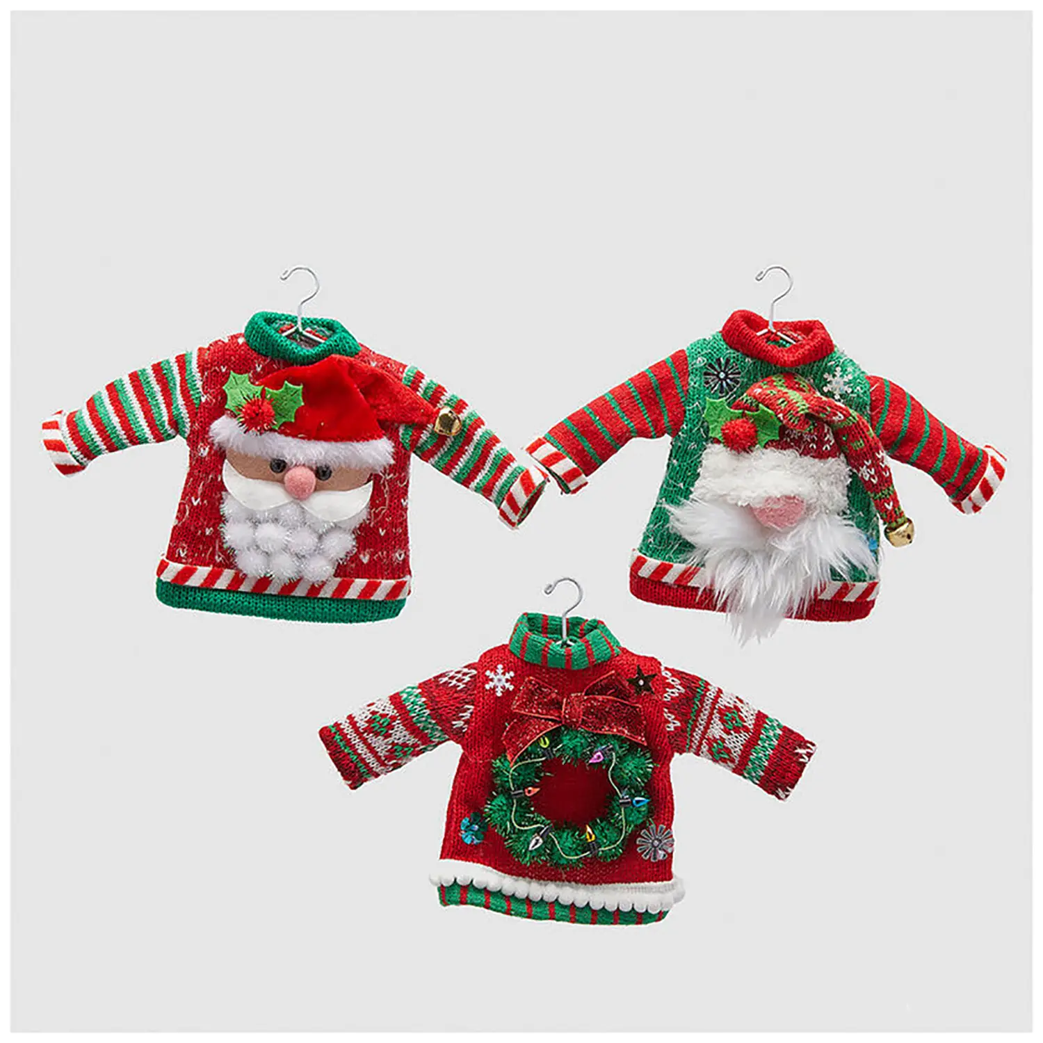 Maglione Natale Decoro Albero 3 Assortimenti - addobbi albero