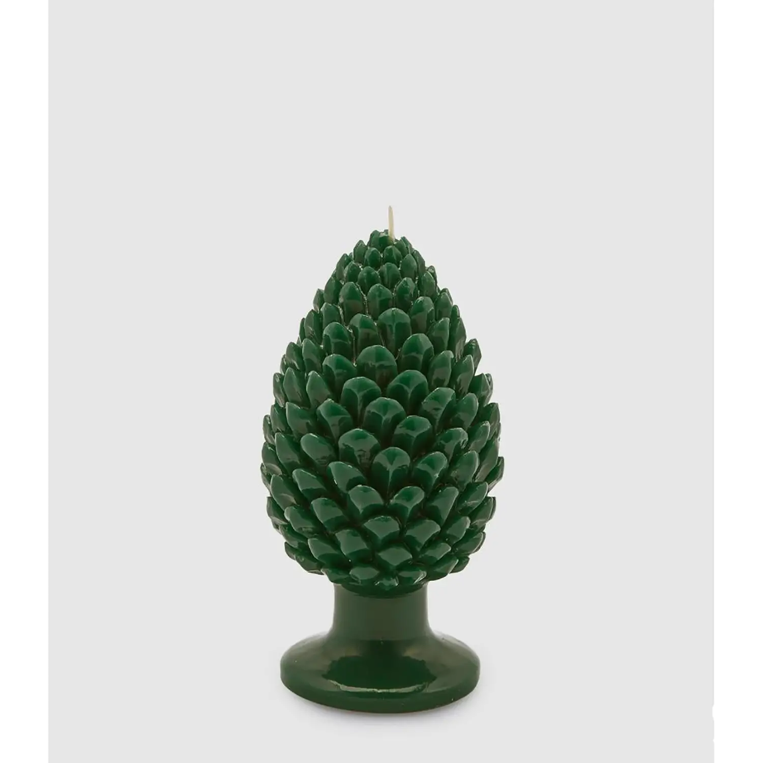 Candela Pigna Verde 15x8 Cm - addobbi casa