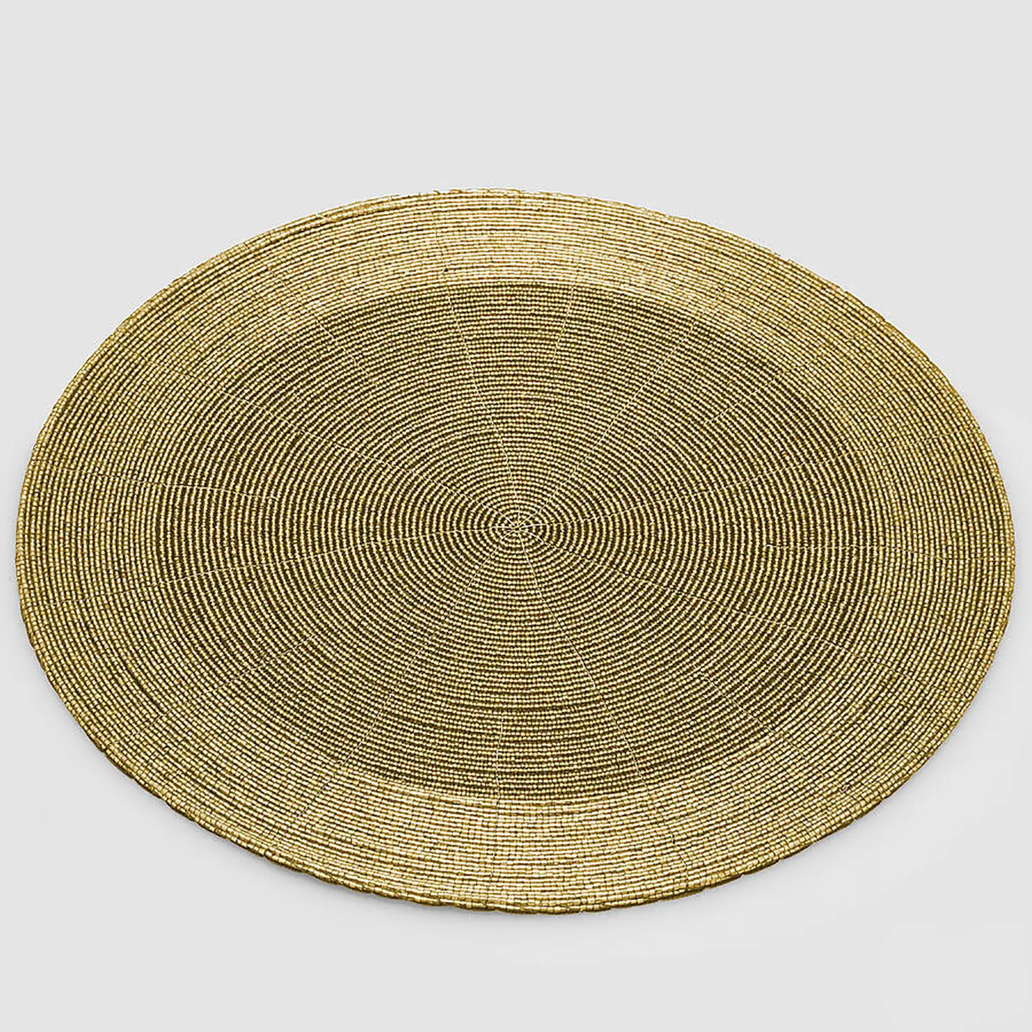 Sottopiatto Perle Rotondo Oro D.36 Cm - addobbi casa