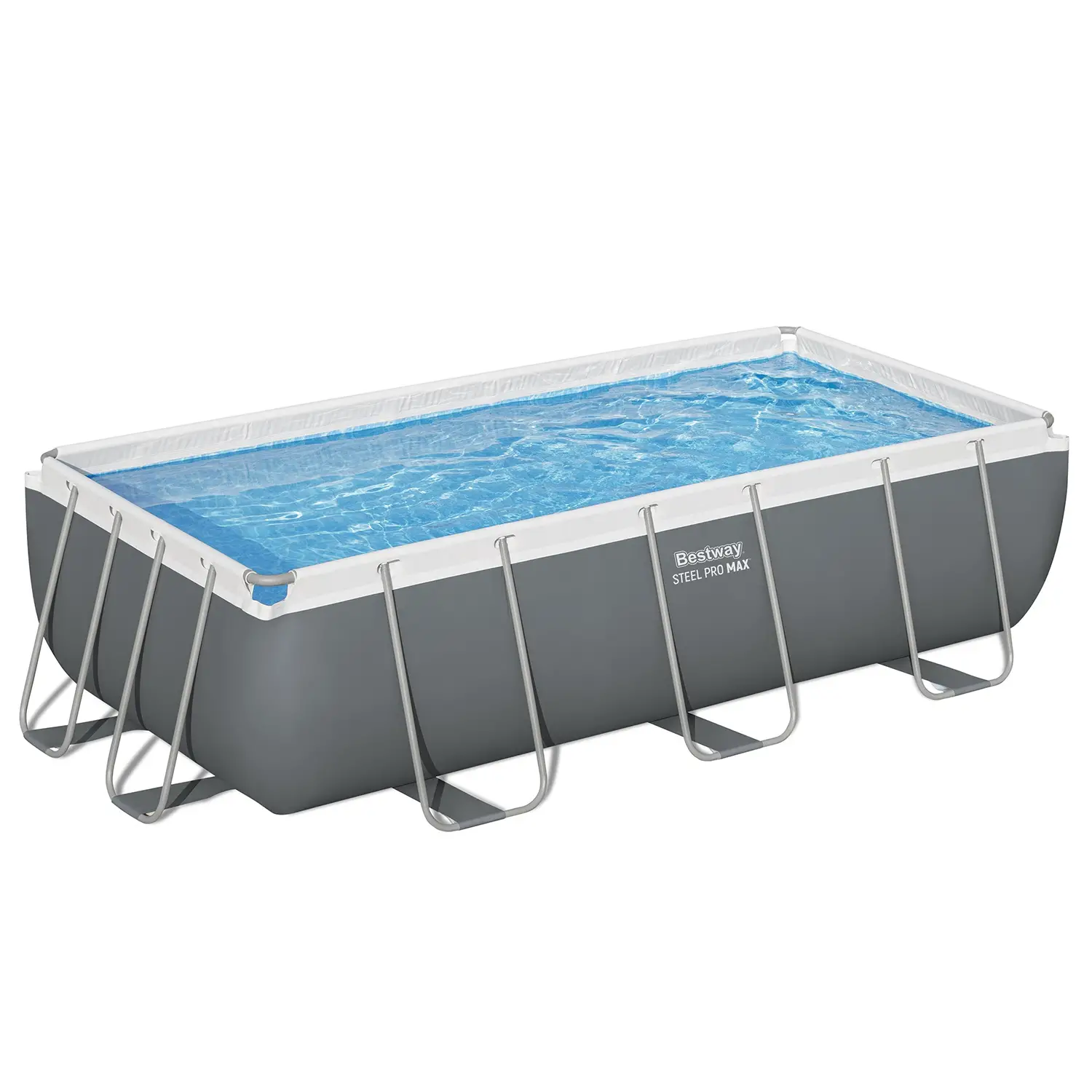 Piscina Steel Pro MAX Rettangolare Cm. 404X201X100 Cap. 6.478L - piscine rigide