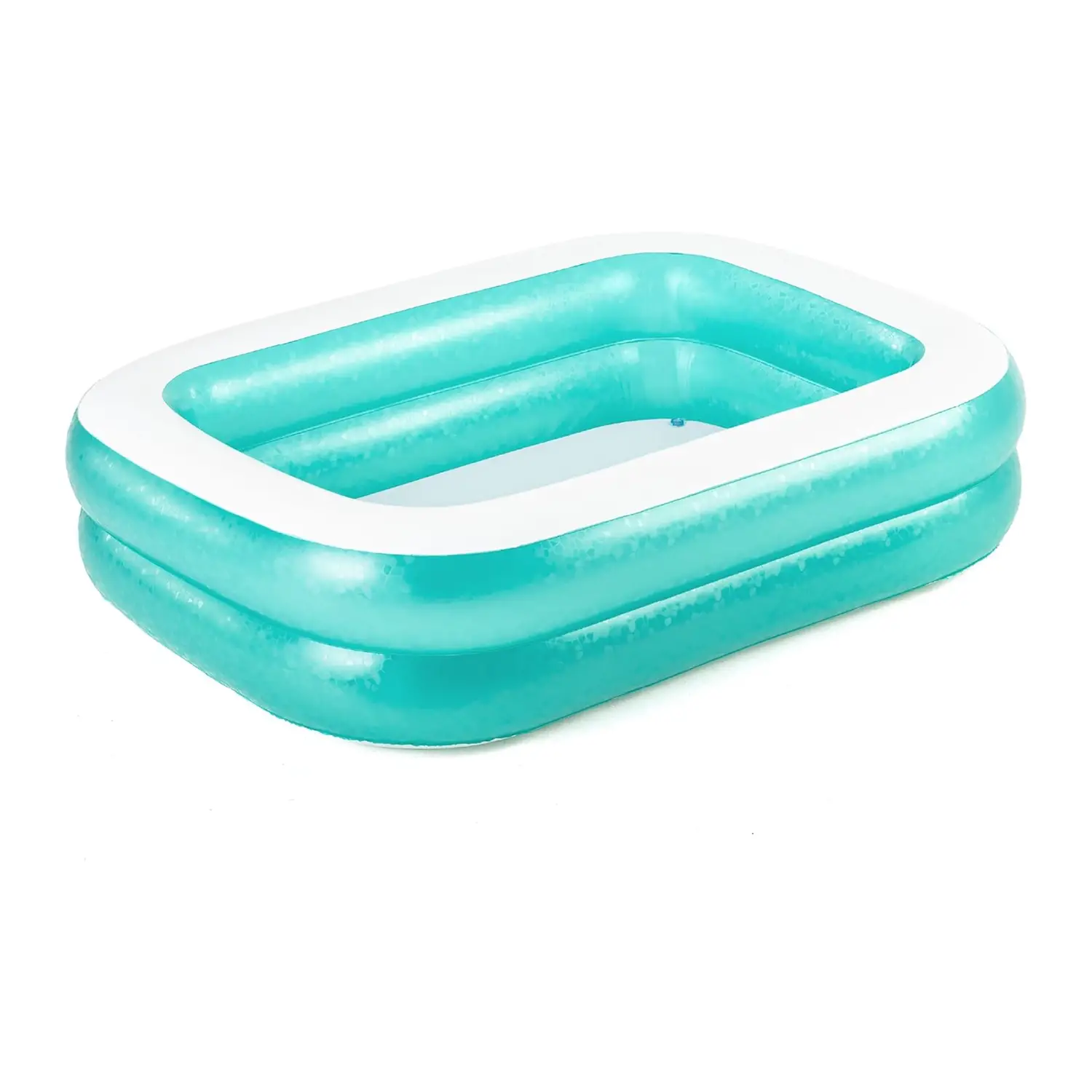 Piscina Family Gonfiabile Rettangolare a 2 Anelli, Cm. 201x150x51 - estivo mare