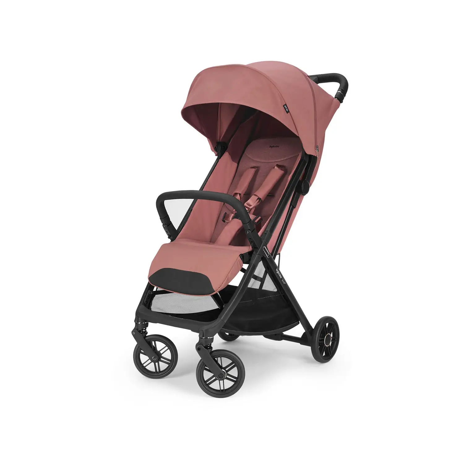 Inglesina Passeggino Quid3 Aurora Pink Con Telaio Nero - passeggini compatti