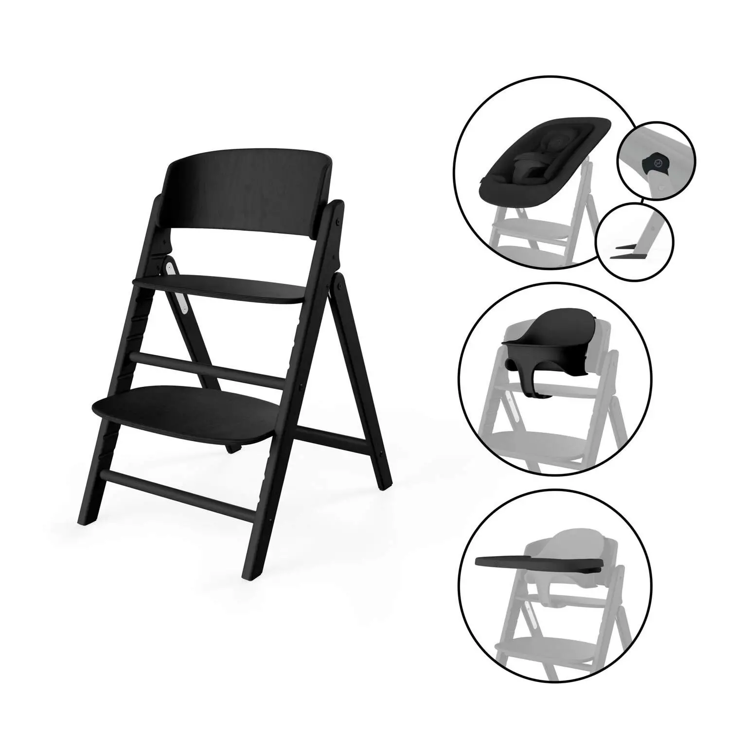 Seggiolone Click & Fold 4in1 Stunning Black Cybex - seggioloni