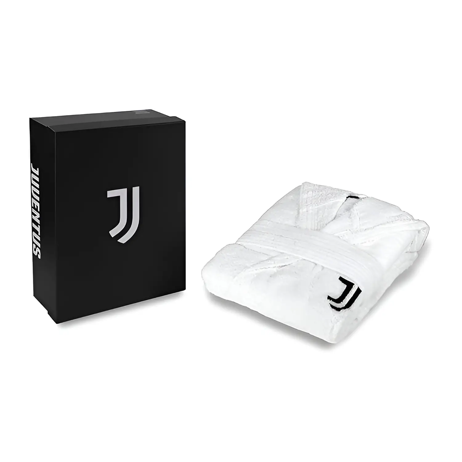 Accappatoio Juventus con Cappuccio per Bambini 8-10 Anni - biancheria casa