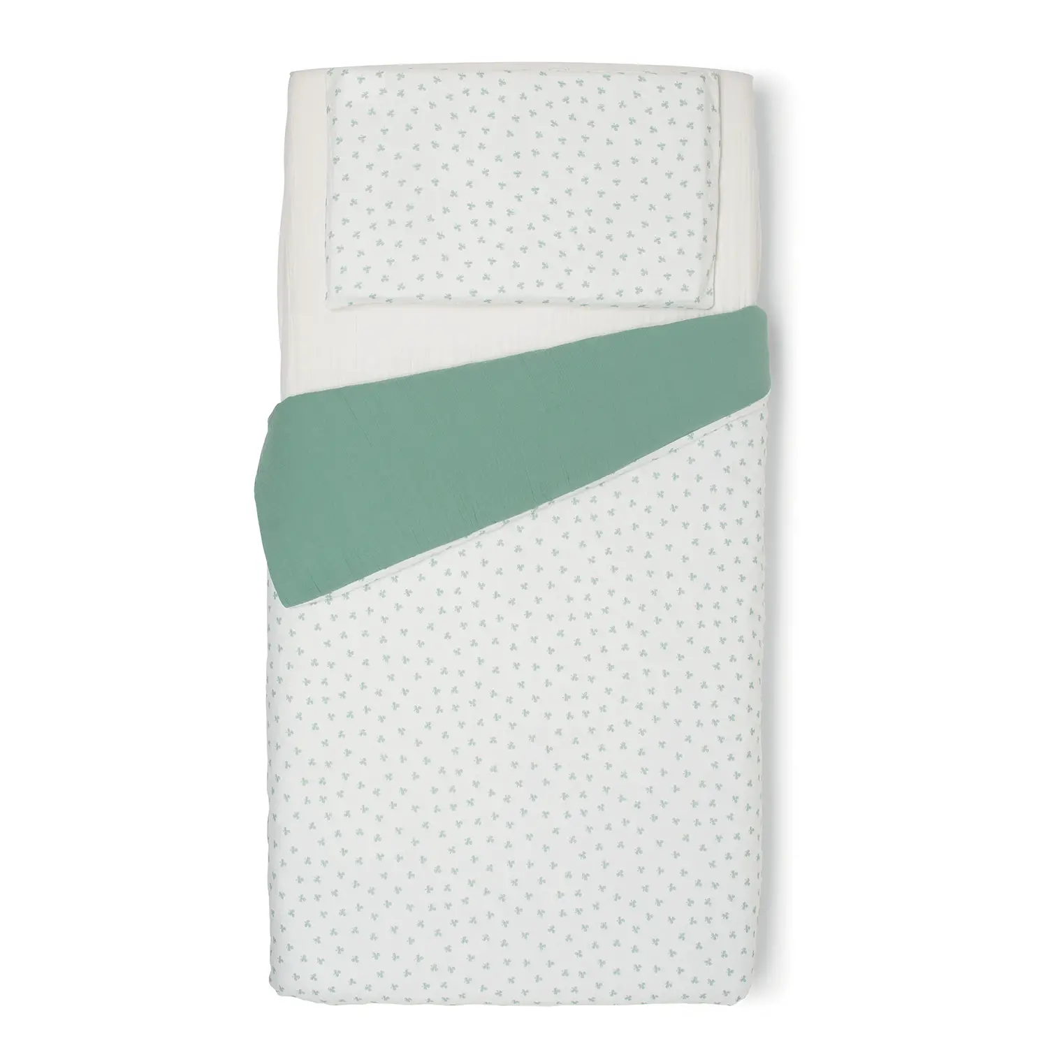 Fodera Piumino con Federa per Culla Evo 100x100 Cm var. Trigoflio - lenzuolini