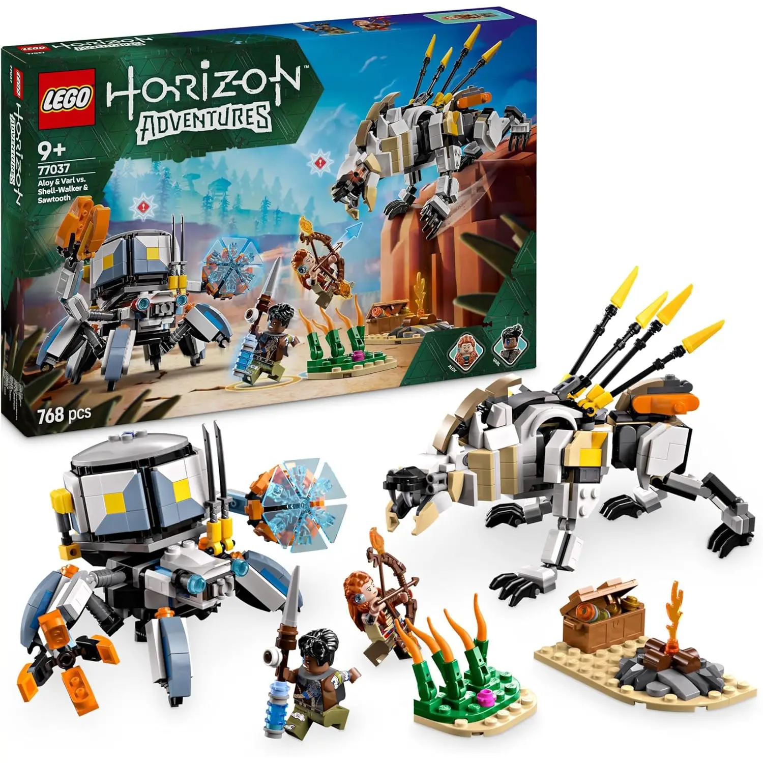 Lego - Horizon Aloy e Varl Contro Arcapode e Secodonte 77037 - lego