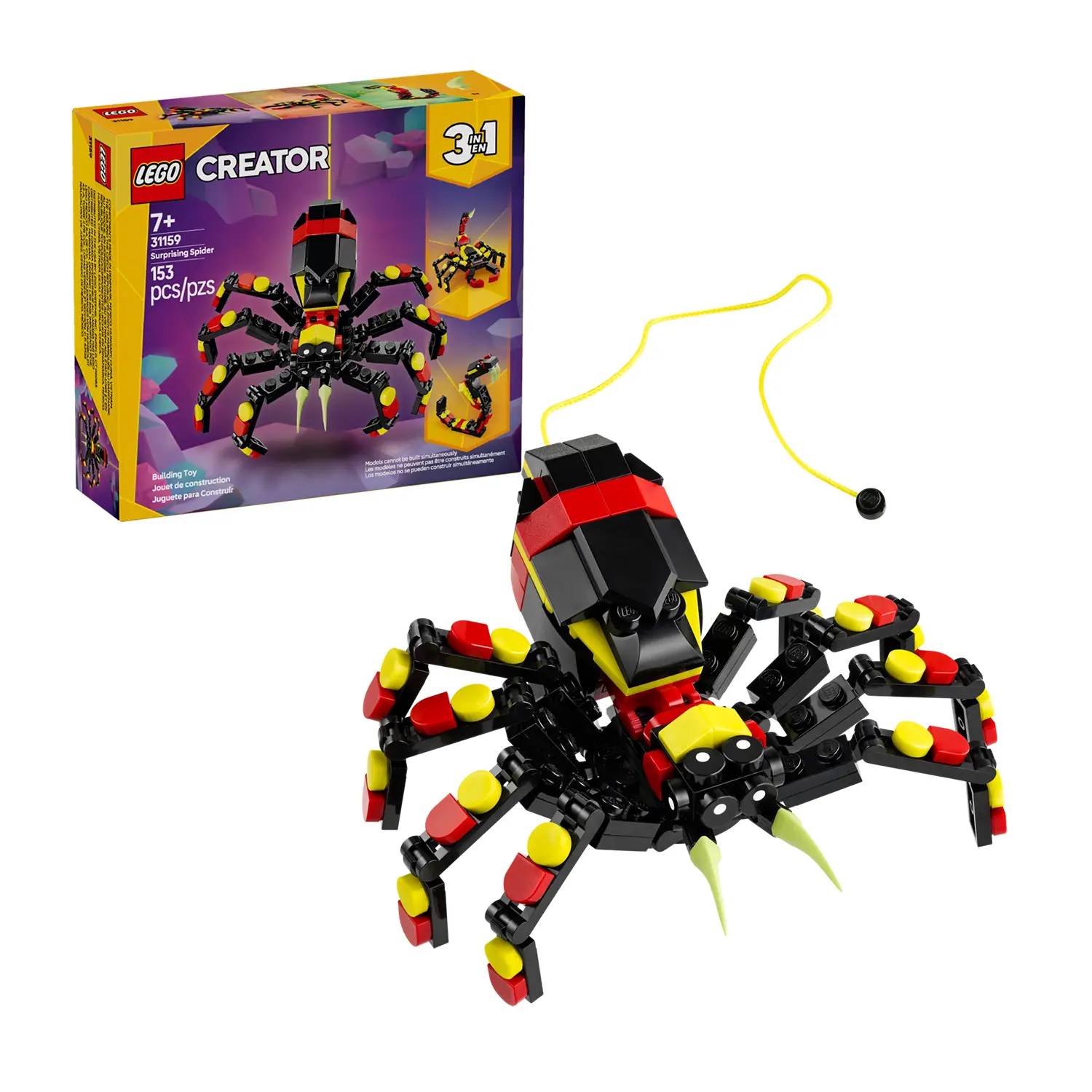 Lego Creator - Animali Selvatici: Ragno Trasformista 31159 - lego