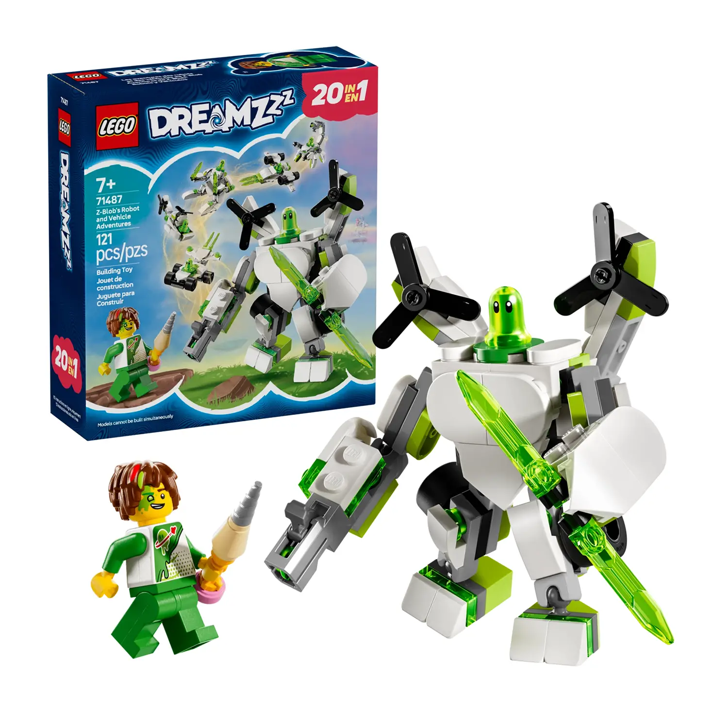 Lego Dreamzzz - Avventure del Robot e del Veicolo di Z-Blob 71487 - lego