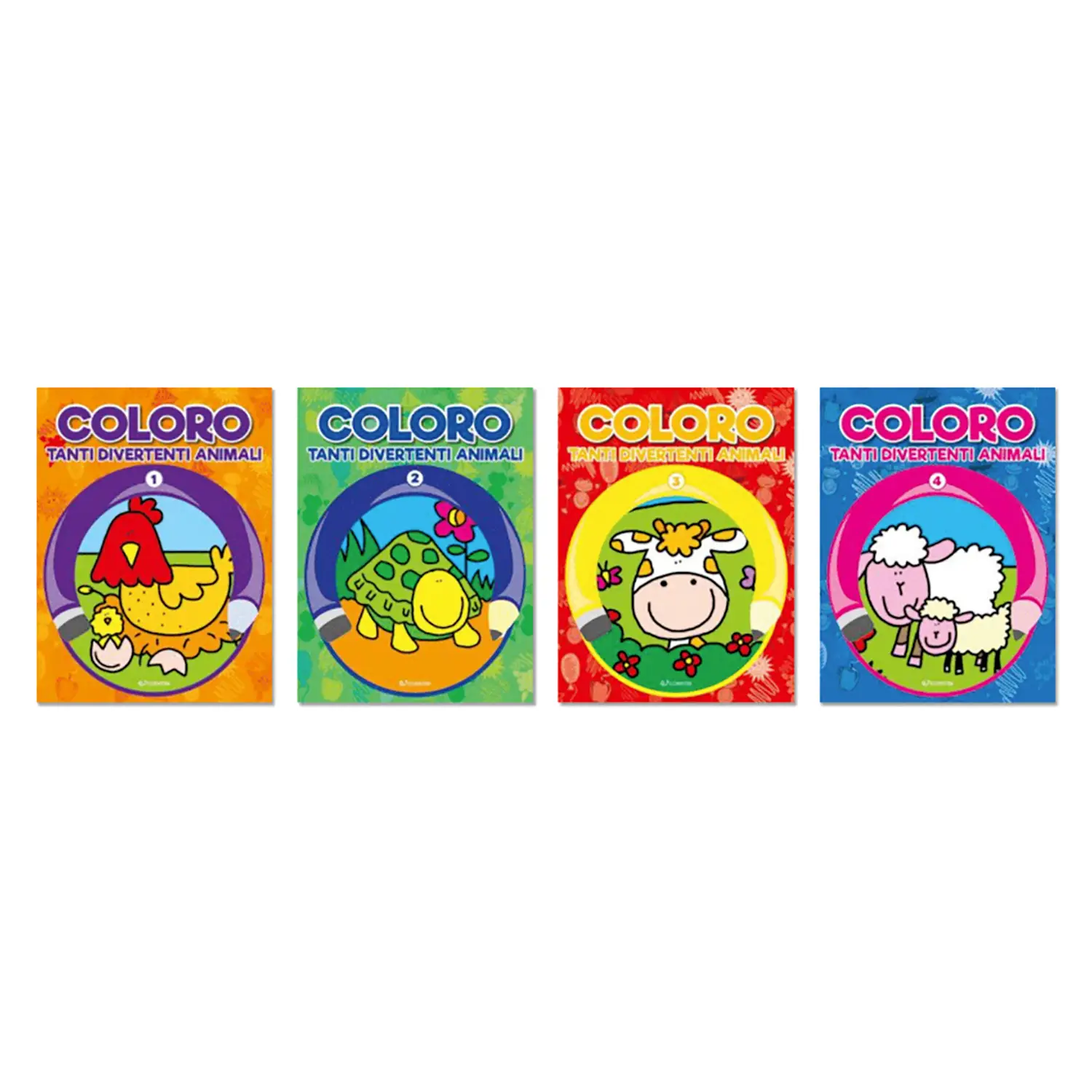 Libro Coloro: Tanti Divertenti Animali - Prima biblioteca
