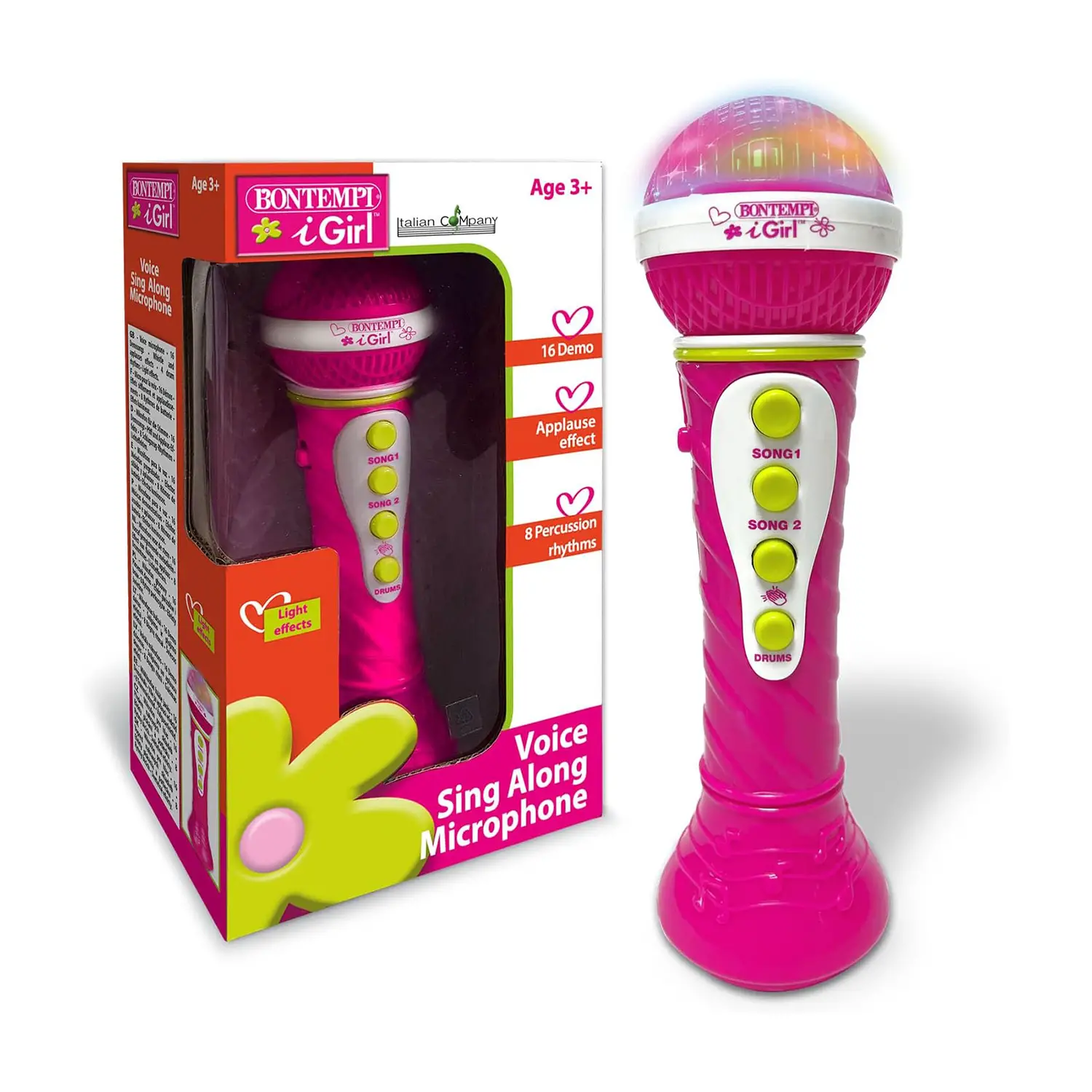 Microfono Karaoke con Effetti Luminosi I Girl - Educazione musicale