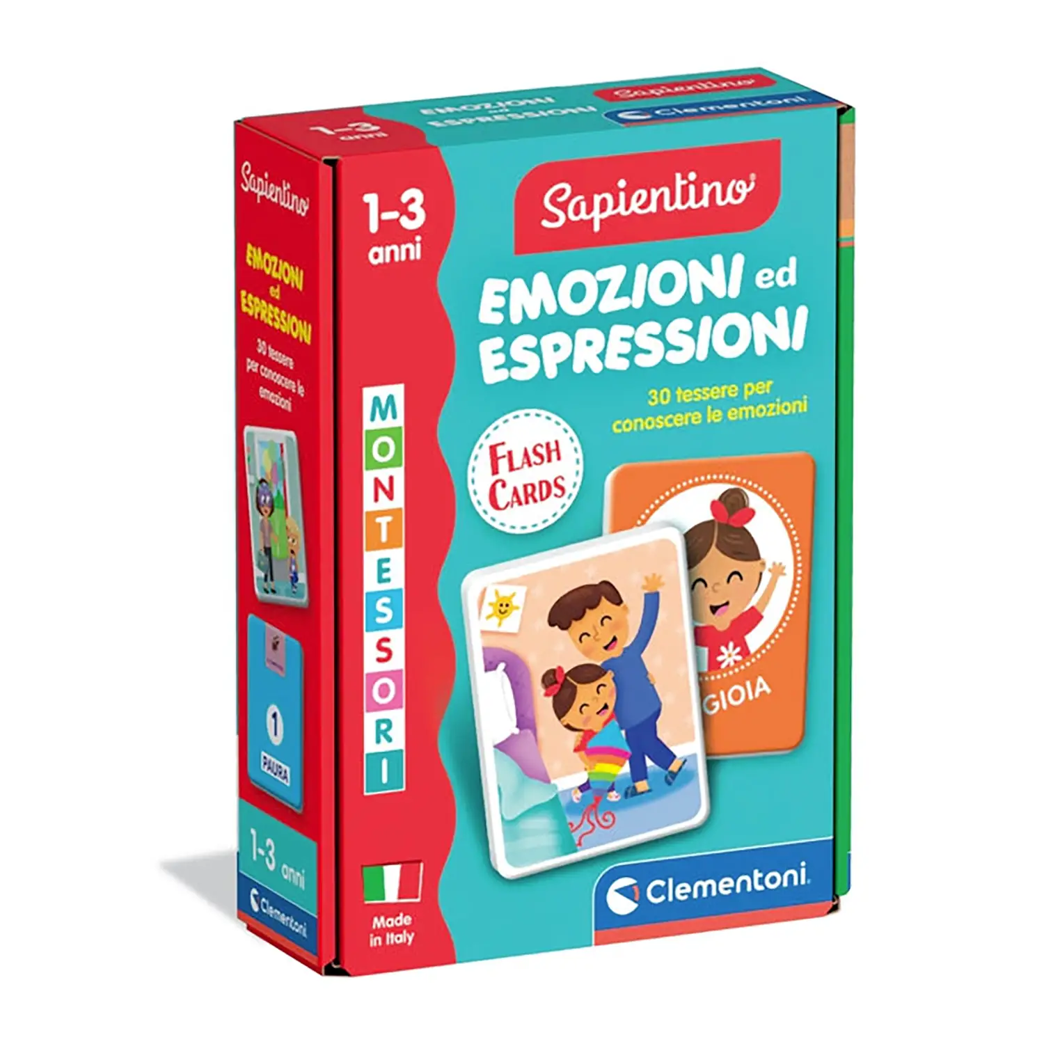 Sapientino Montessori Flashcards - Emozioni Ed Espressioni - sapientino