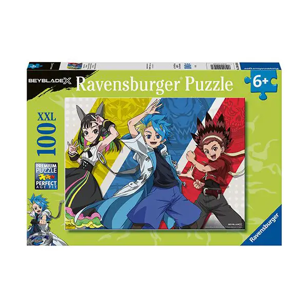 Puzzle 100 Pezzi XXL Beyblade per Bambini +6 Anni - Puzzle in cartone