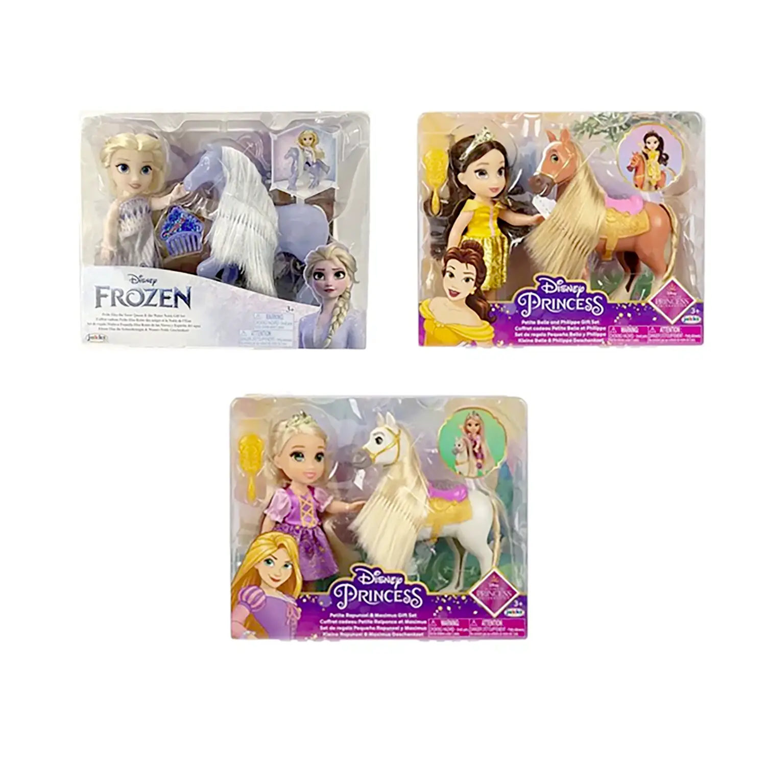 Disney Princess Bambole Assortite 15 Cm Con I Loro Amici Animali - collezionabili bambina