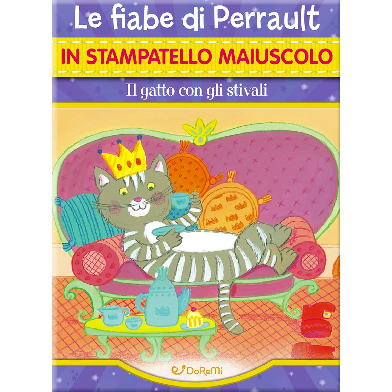 Fiabe In Stampatello: Il Gatto Con Gli Stivali - Prima biblioteca