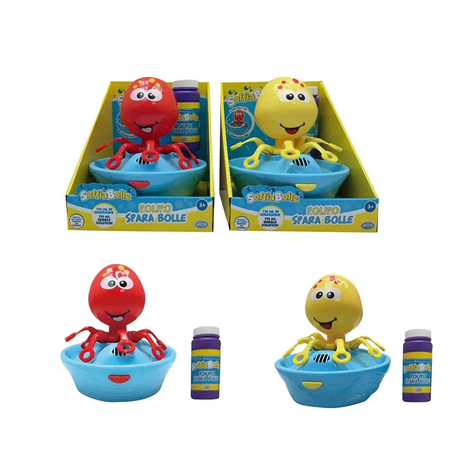 Soffiabolle - Polipo Sparabolle 118ML - Giochi acqua e sabbia