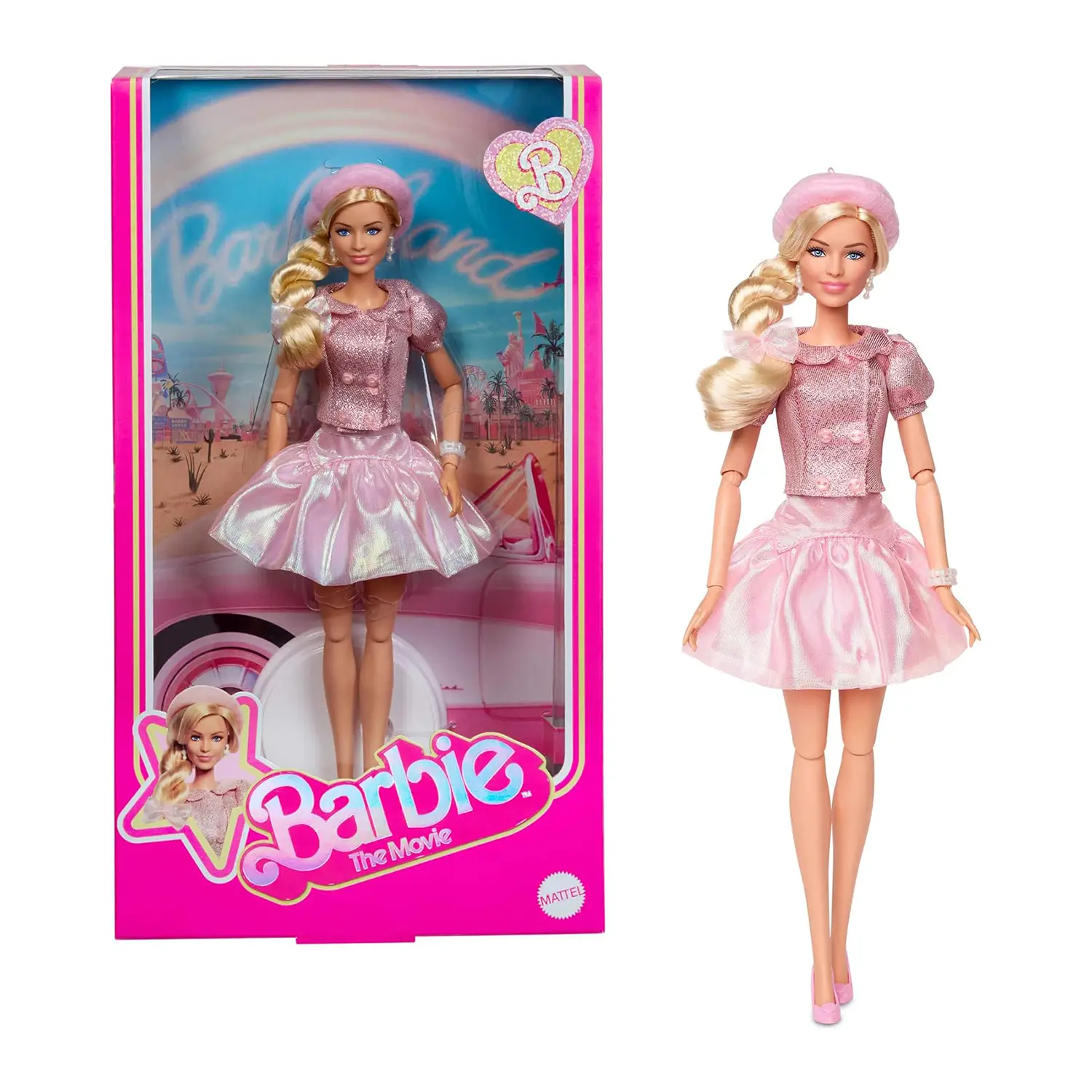 Barbie Il Film - Berbie Berretto Rosa - collezionabili bambina