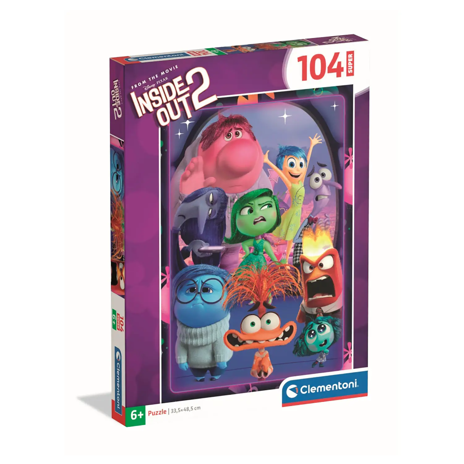 Puzzle 104 Pezzi Inside Out 2 - 25067 - Puzzle in cartone