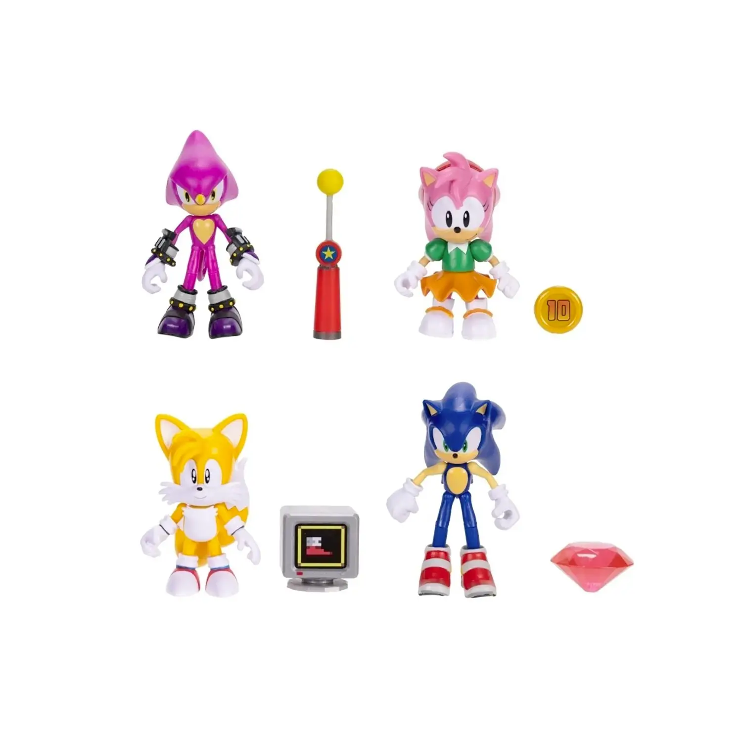 Sonic Personaggi Articolati Con Accessori 10 Cm Assortiti Wave 20 - action figures ed accessori