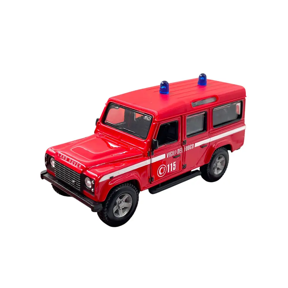 Auto Land Rover Defender 110 1:32 Vigili Del Fuoco - diecast