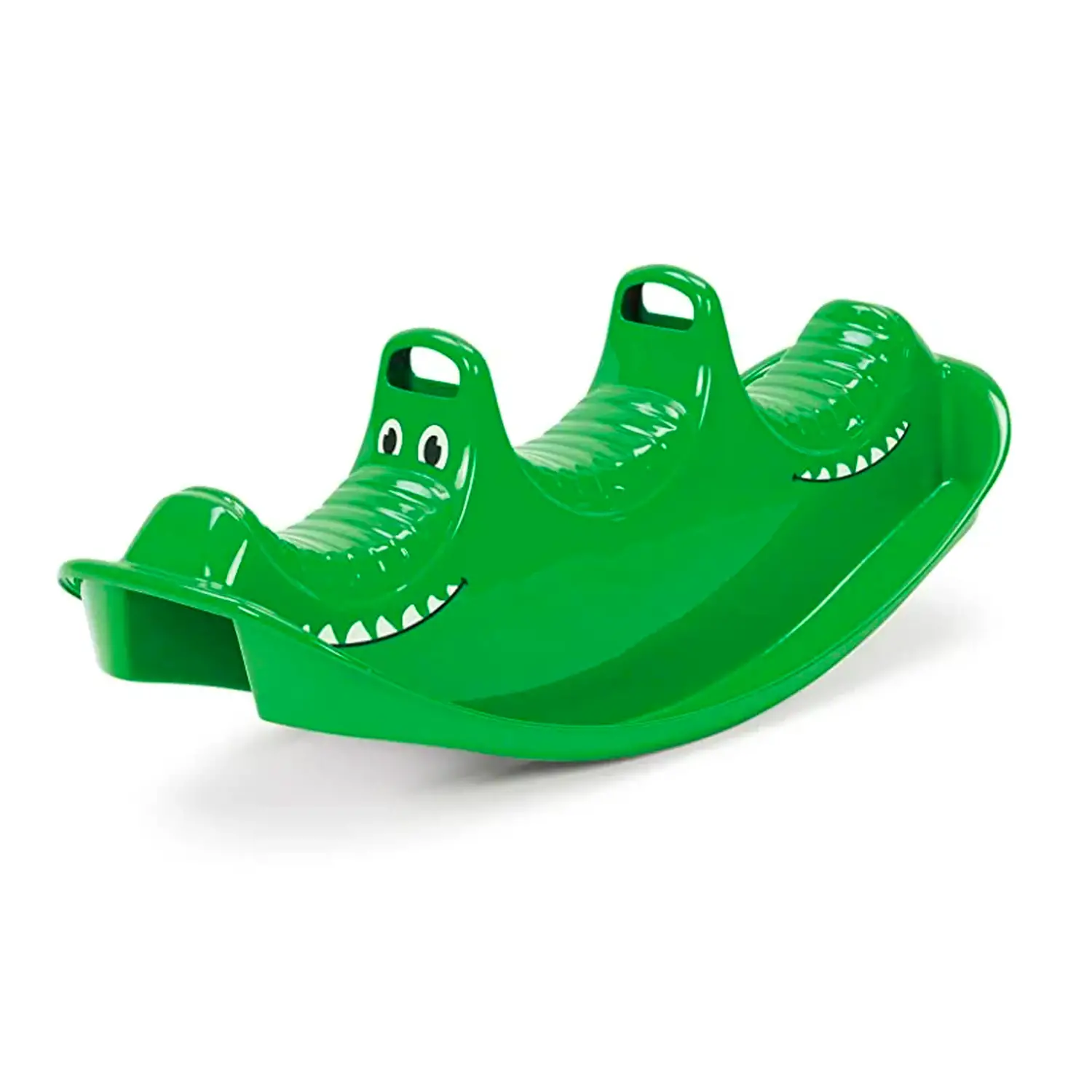 Dondolo Coccodrillo in Plastica, Divertimento Fino a Bambini Contemporaneamente - Scivoli