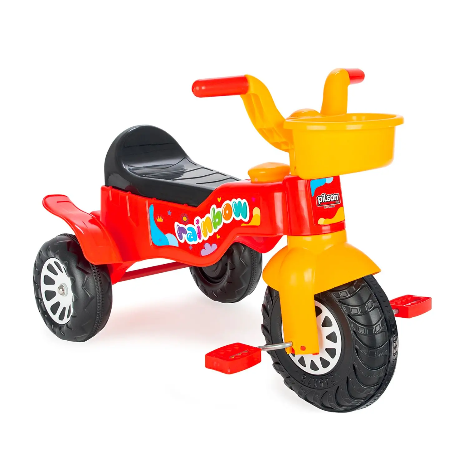 Triciclo in Plastica Rainbow, Divertimento e Sicurezza su Tre Ruote - Tricicli e primi passi