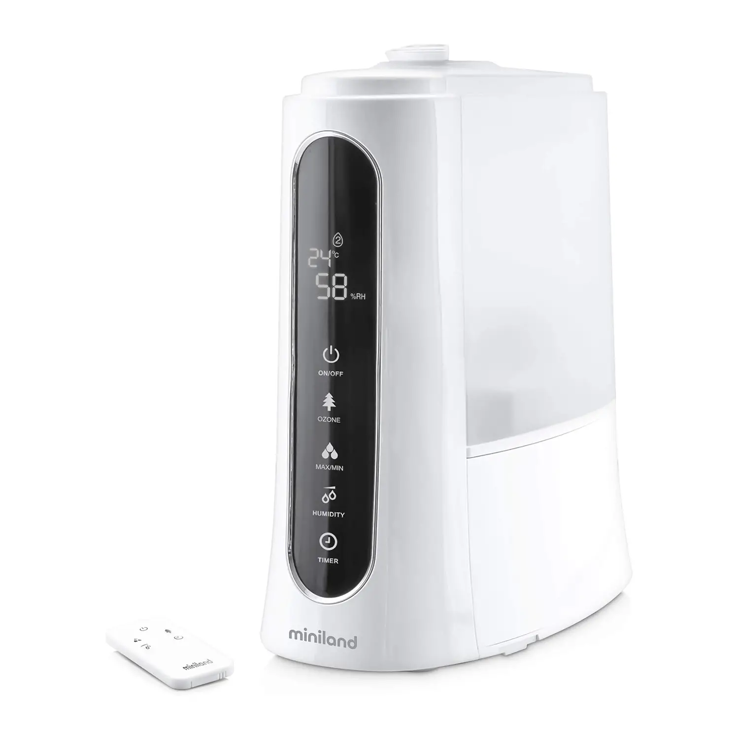 Humitouch Pure – Umidificatore a Ozono con Touch & Telecomando - umidificatori