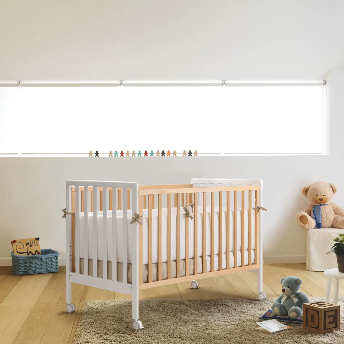 Lettino Flippy Pali Bianco/Naturale 3 in 1 - collezioni