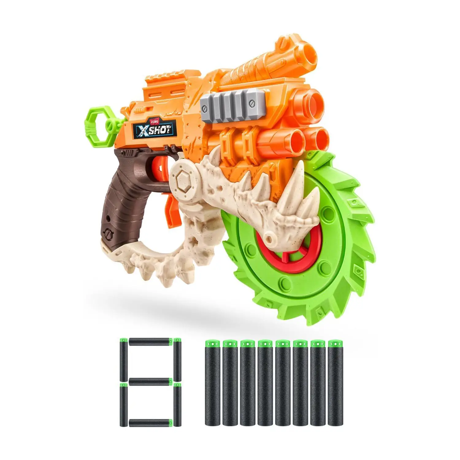 X-Shot Insanity HorrorFire Reaper X - Blaster con 8 Freccette - armi soldatini