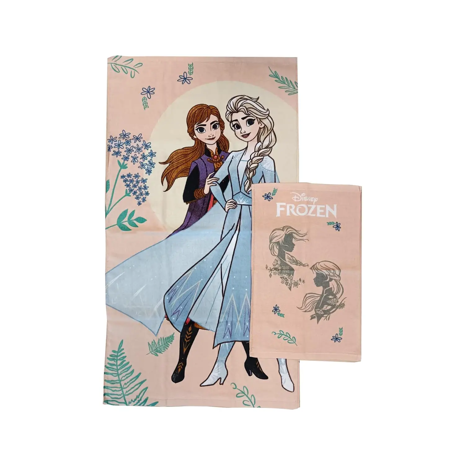 Set Asciugamani Spugna Frozen 2 Pz - accessori stagionali