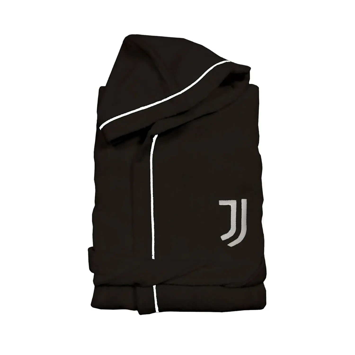Accappatoio Microspugna 4-6 Anni Juventus Nero - biancheria casa