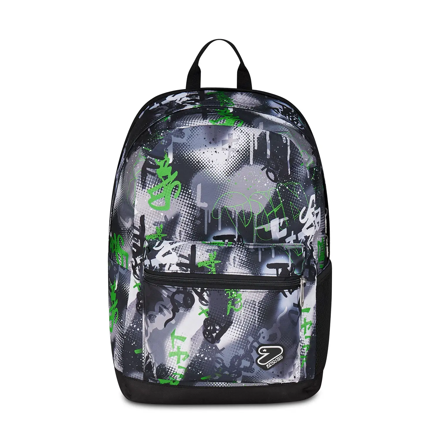 Gray Shadow Zaino Scuola Reversible Backpack Grs con Earphones Wireless Fluo Green - zaini scuola