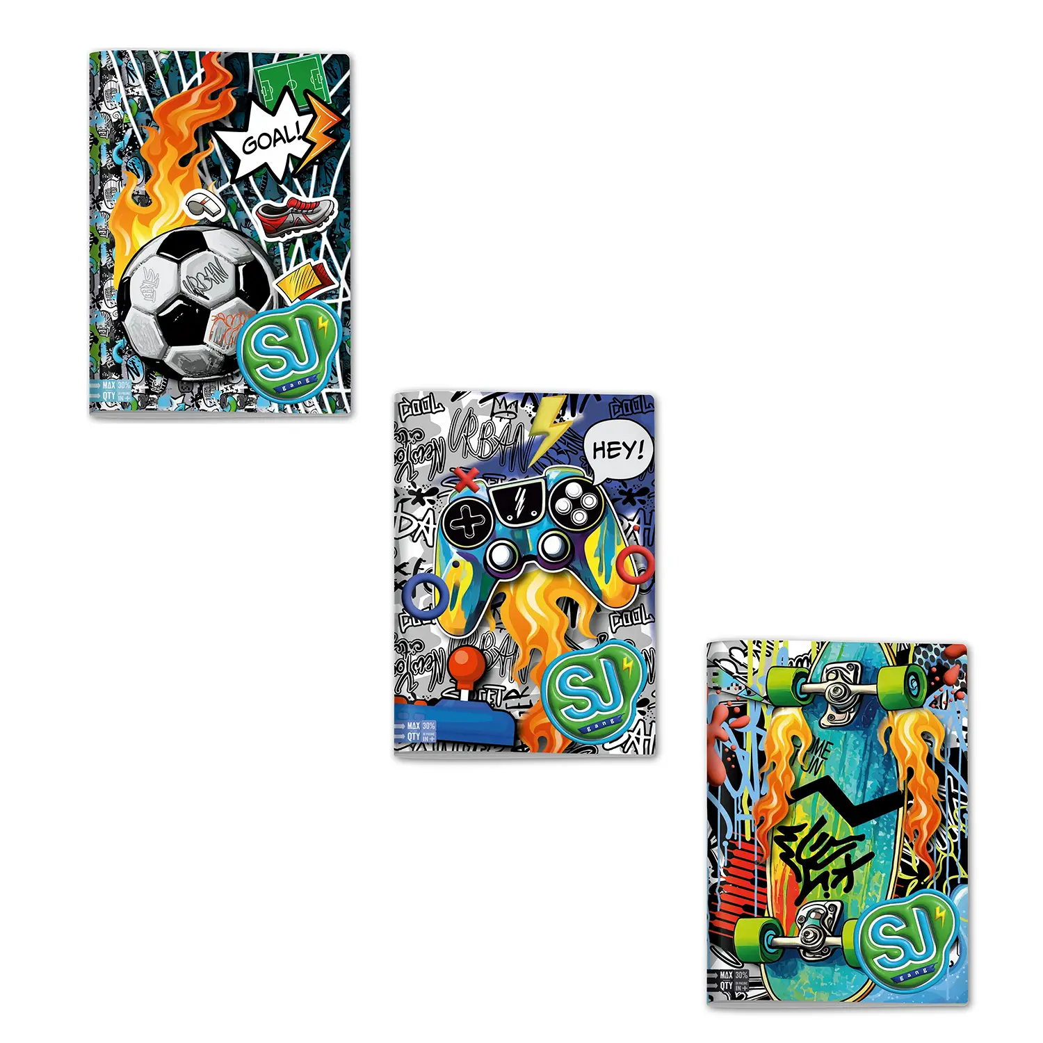 Sj Gang Wondrous Boy Quaderno A4 Maxi 96/100 Rigatura A - Cancelleria varia