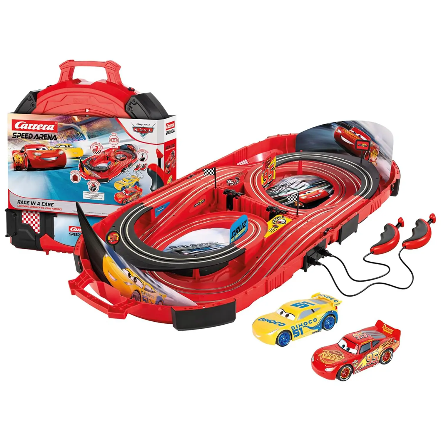Pista Carrera First Disney Pixar Cars Valigetta - Veicoli, garage e piste