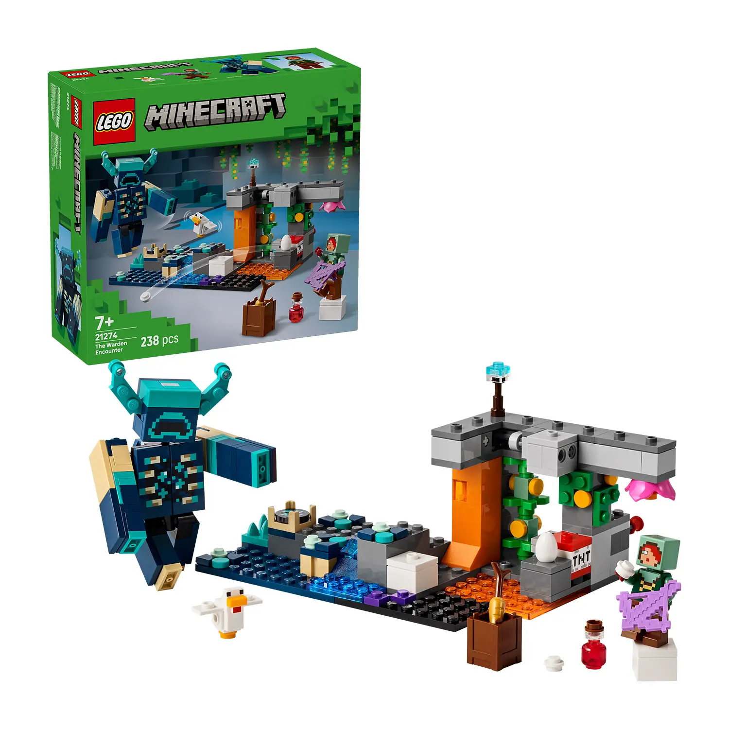Lego Minecraft L’incontro con Il Sorvegliante 21274 - lego