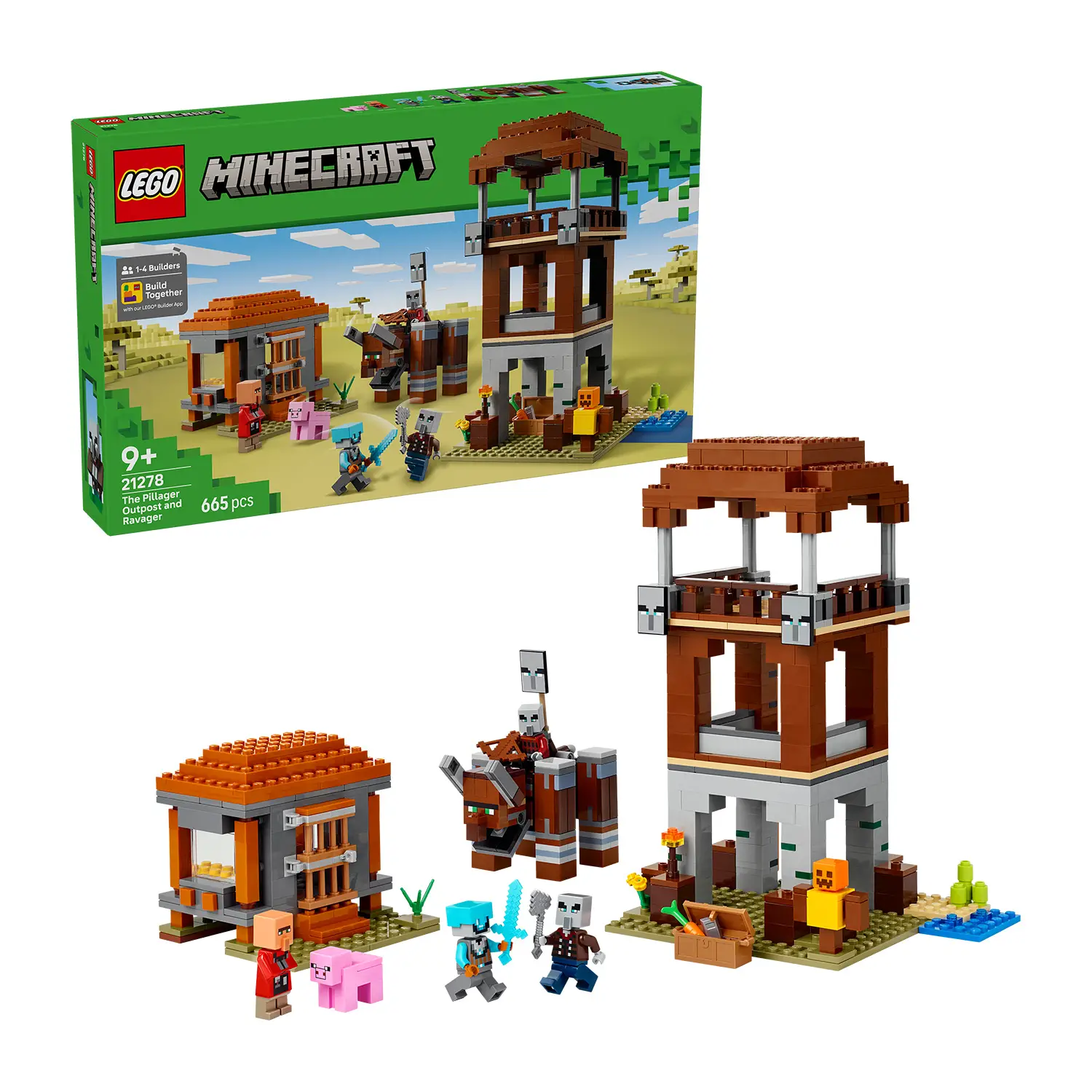 Lego Minecraft L’avamposto del Saccheggiatore e Predone 21278 - lego