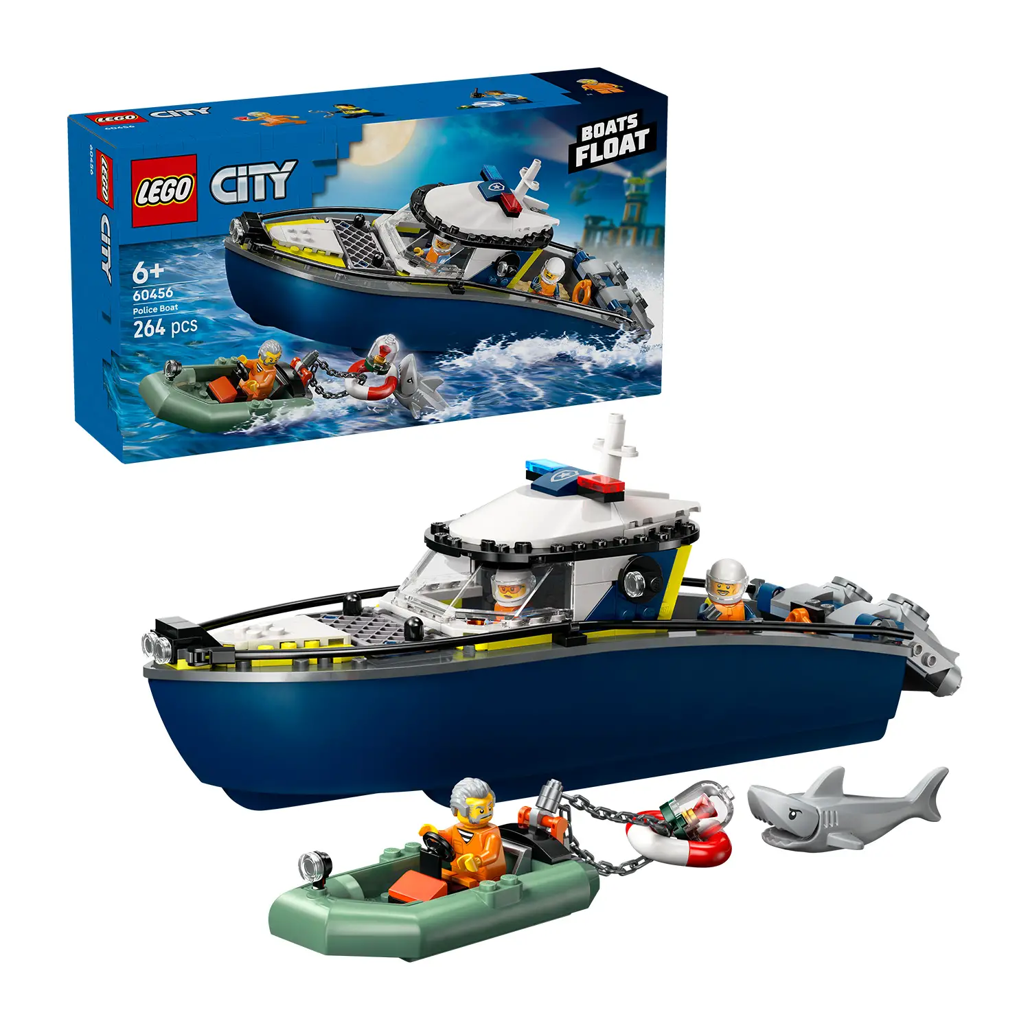 Lego City Inseguimento del Motoscafo della Polizia 60456 - lego