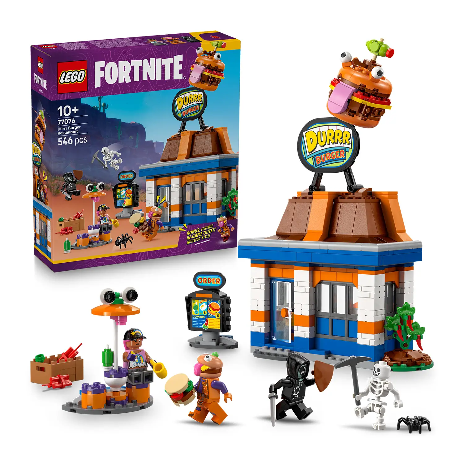 Lego Fortnite Ristorante di Durrr Burger 77076 - lego