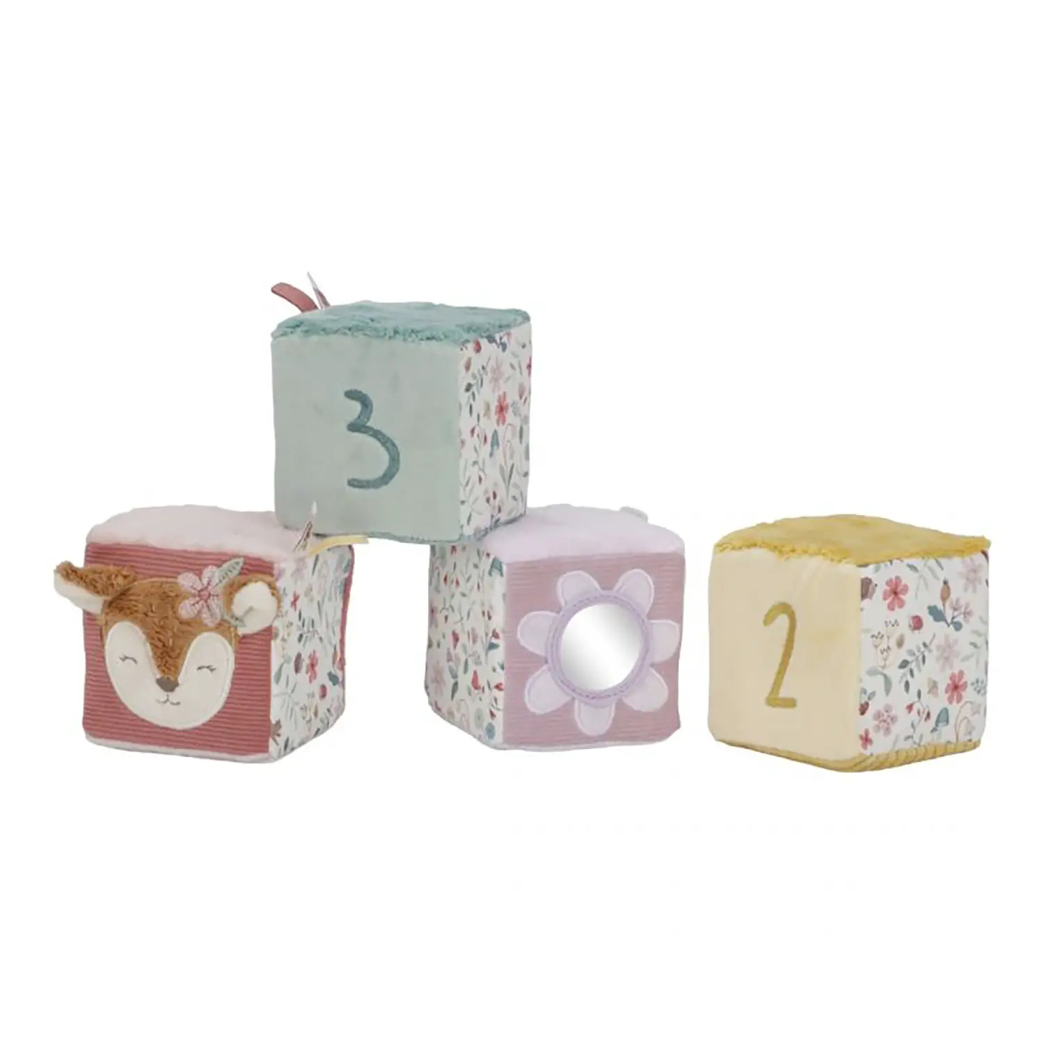 Little Dutch Set 4 Cubi Morbidi Multisensoriali Fairy Garden - Primi giochi