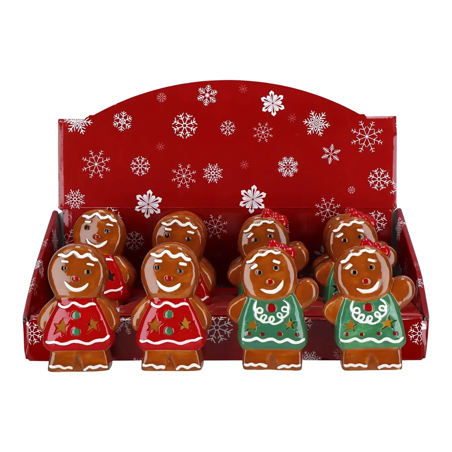 Gingerbread LED Natalizio 12 cm – Decorazione Luminosa - addobbi casa