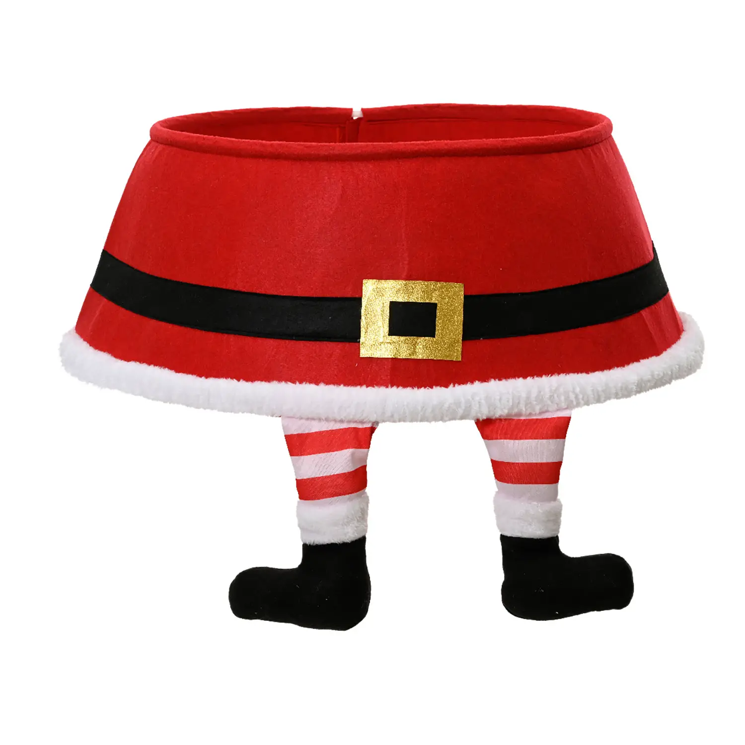 Copri Base Albero Natale Gambe Babbo Natale 65x22 cm - basi albero