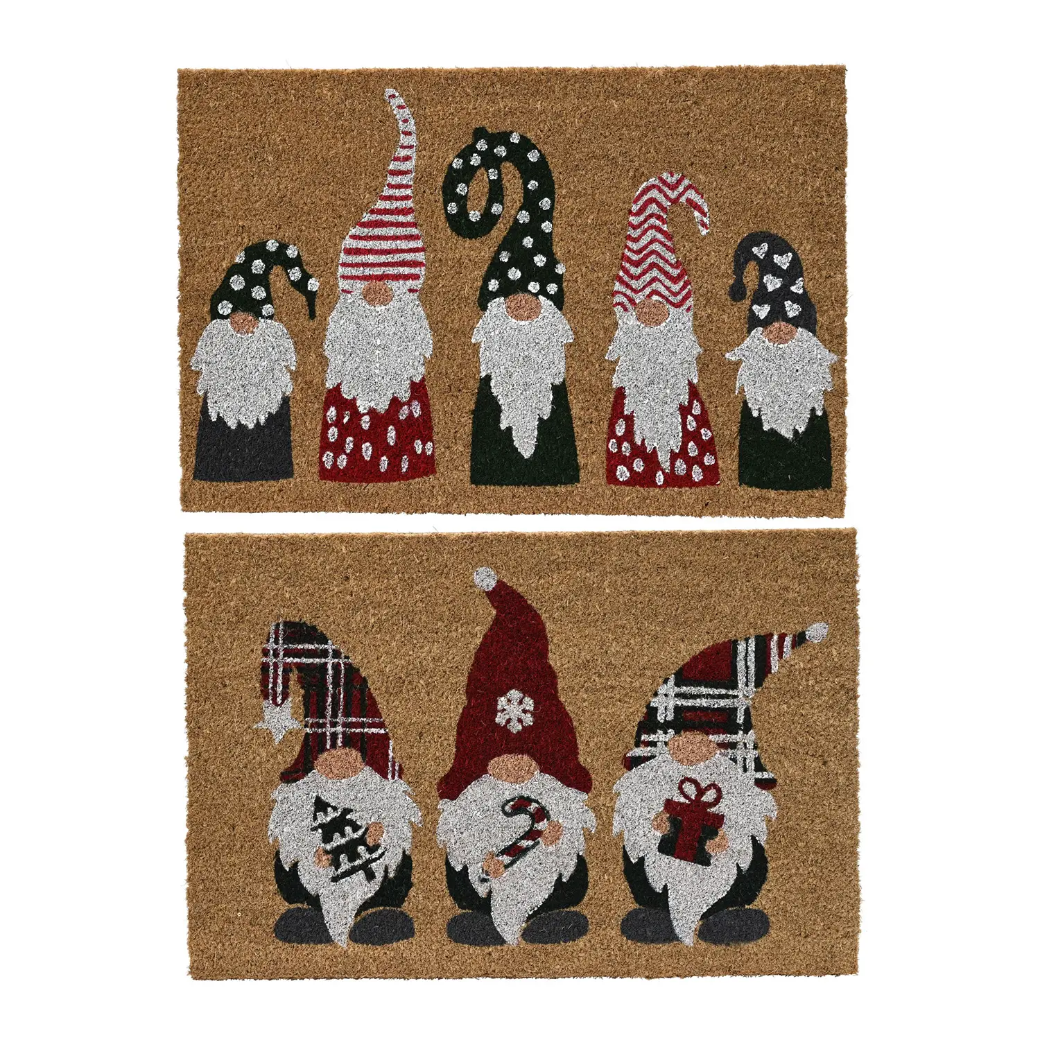 Kaemingk Zerbino Natale Cocco Gnomi 60x40 cm 2 Fantasie - addobbi casa