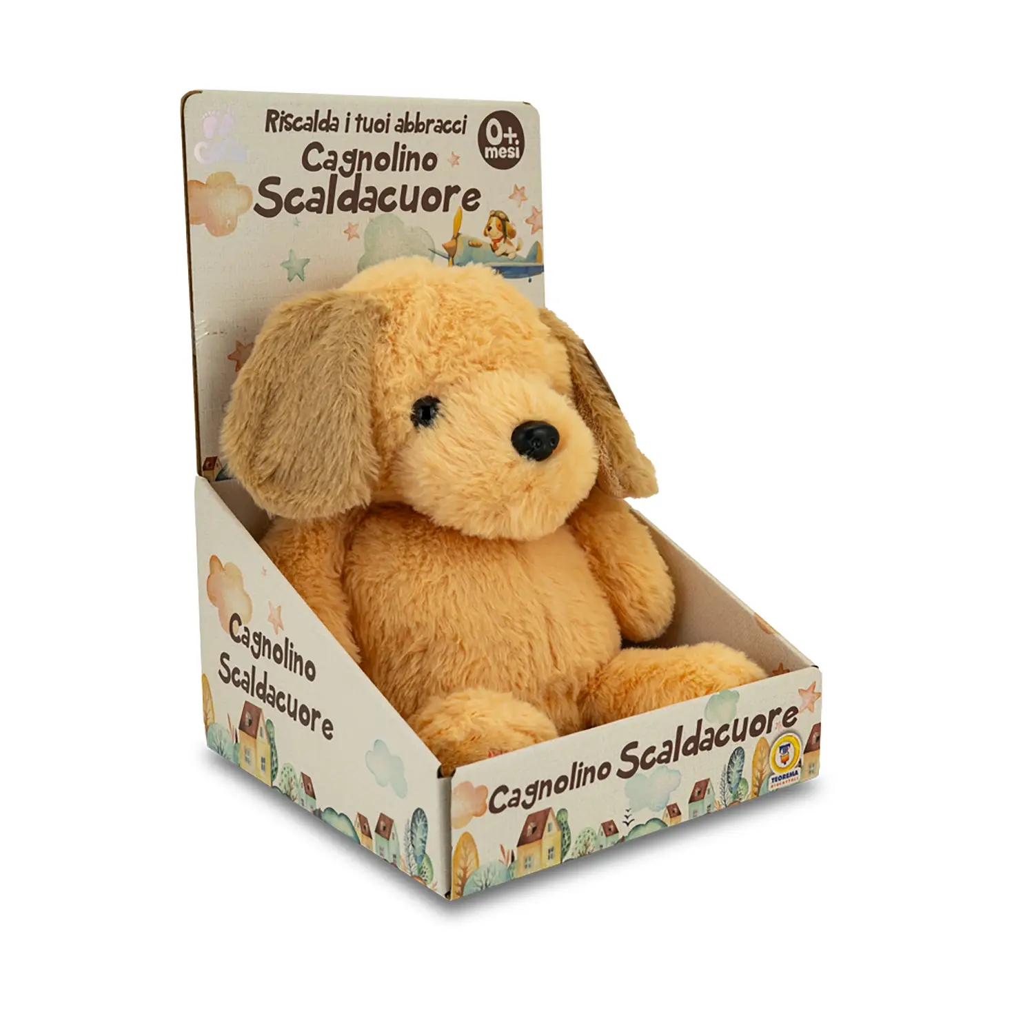 Cagnolino Scaldacuore 24cm - peluches 0/36 mesi