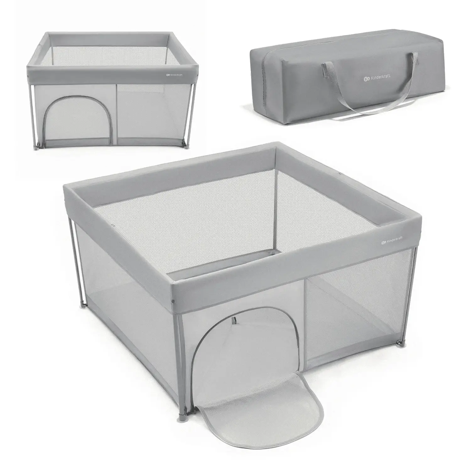Box Bambino ZIKI Pieghevole da Viaggio con Borsa e Rete 126,5x126,5 69,5H - lettini da viaggio