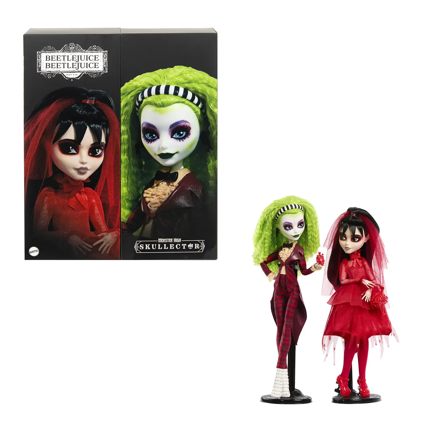 Monster High Skullector Beetlejuice 2 Bambole da Collezione - collezionabili bambina