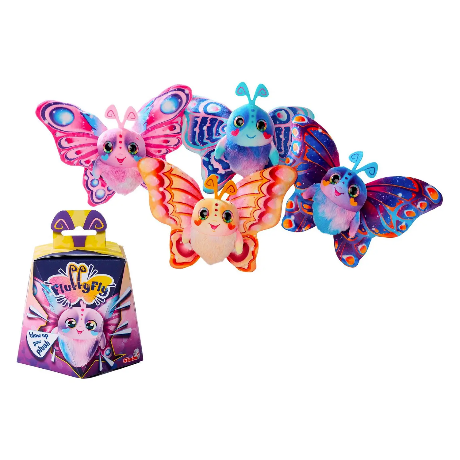 FluffyFly Farfalla Morbidosa - peluches 0/36 mesi
