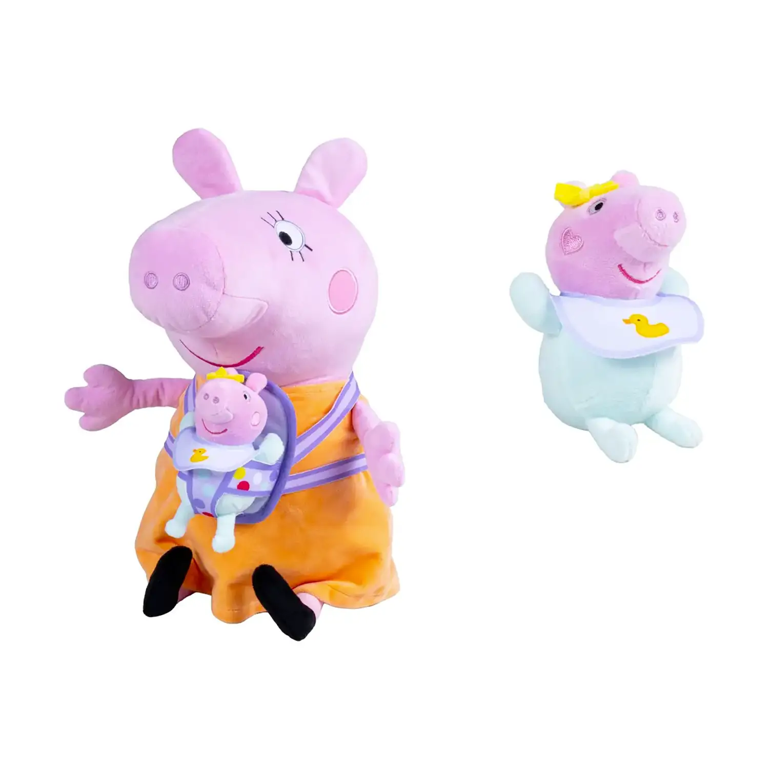 Peppa Pig Mamma Pig Con Baby Evie 33 Cm - peluches 0/36 mesi