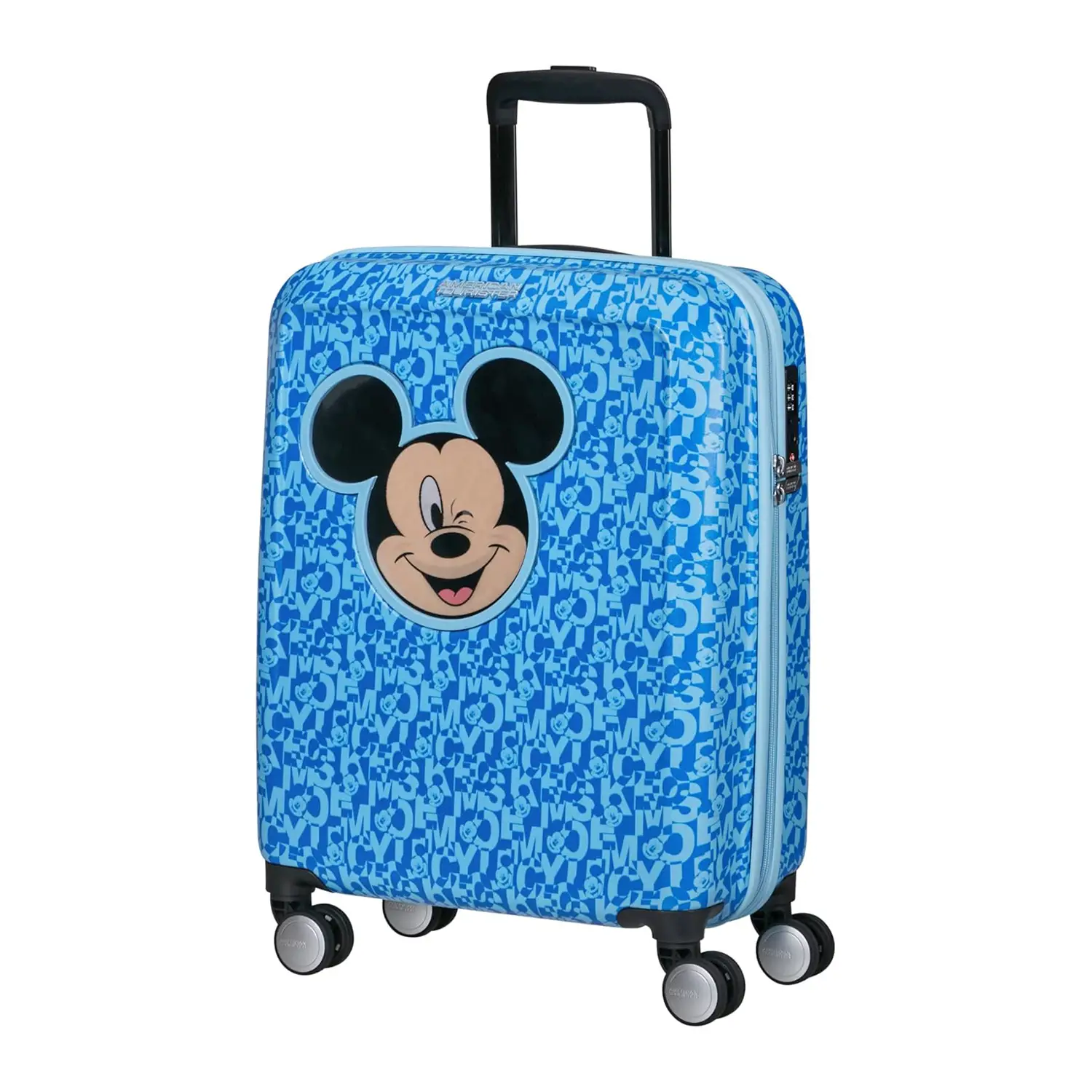 Trolley Funlight Disney Mickey Lenticular Blue Bagaglio Mano - valige e borse da viaggio