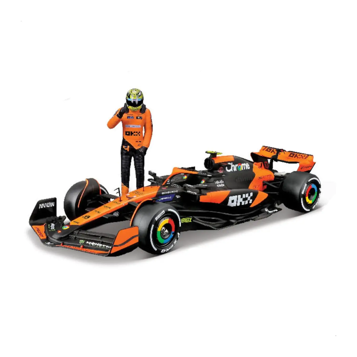 Auto 1:24 F1 McLaren Sf-24 #4 Norris Con Pilota - diecast