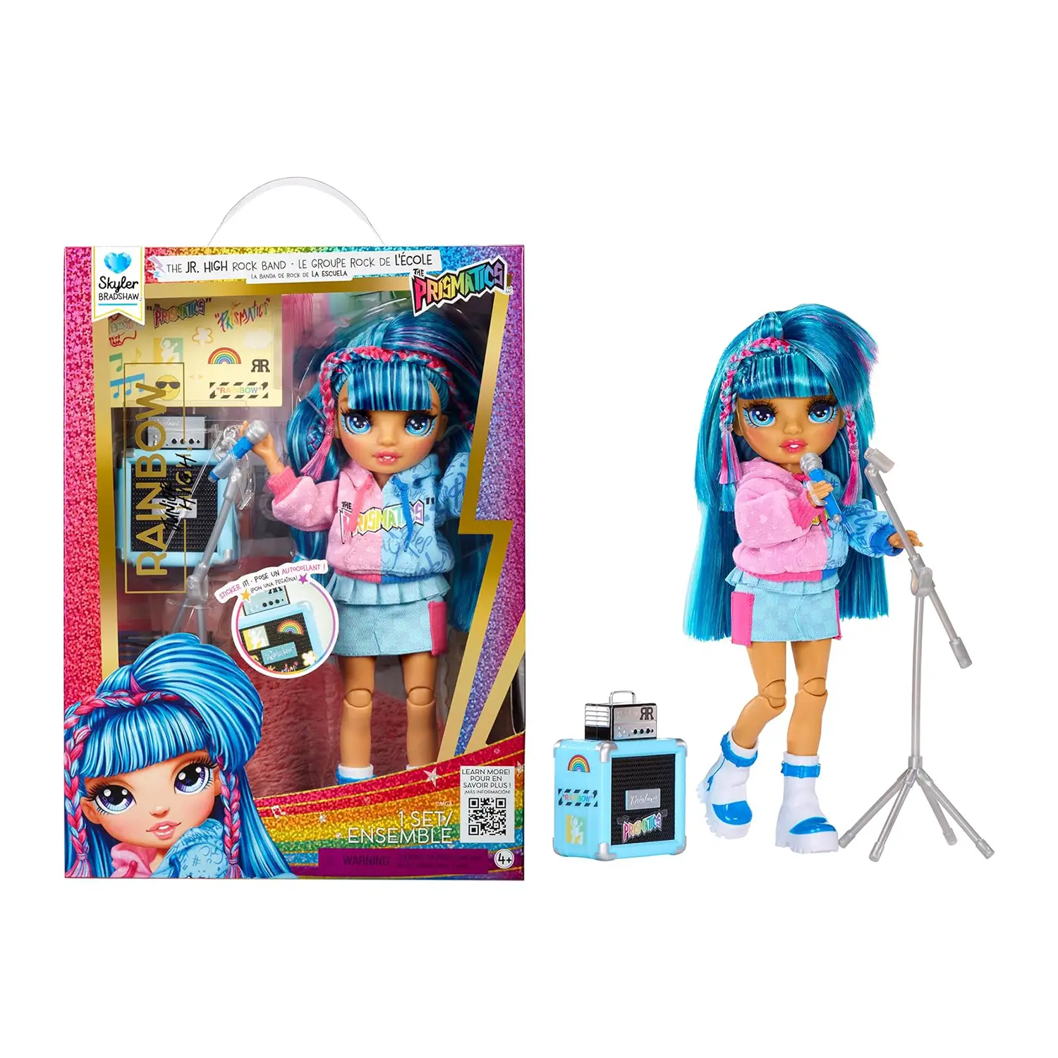 Rainbow High Jr High Rockband Fashion Dolls - Skyler - collezionabili bambina