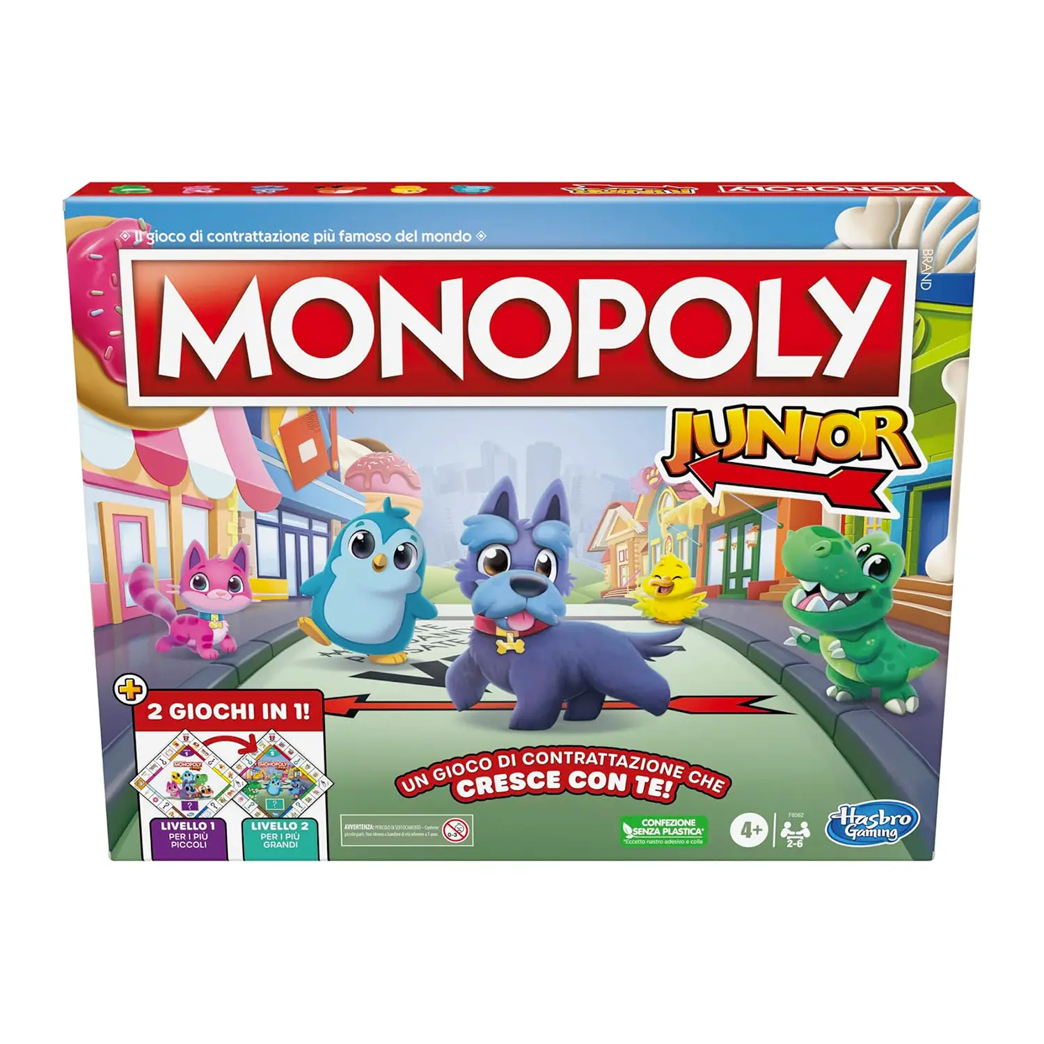 Monopoly Junior 2 Giochi In 1 - Giochi di società